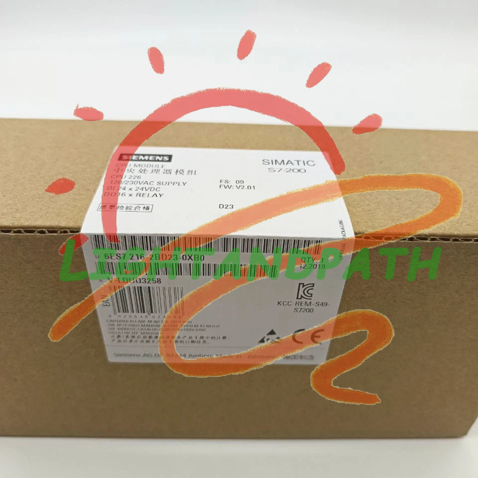 New Siemens 6ES7216-2BD23-0XB0 6ES7 216-2BD23-0XB0 SIMATIC S7-200 CPU 226 #Ll