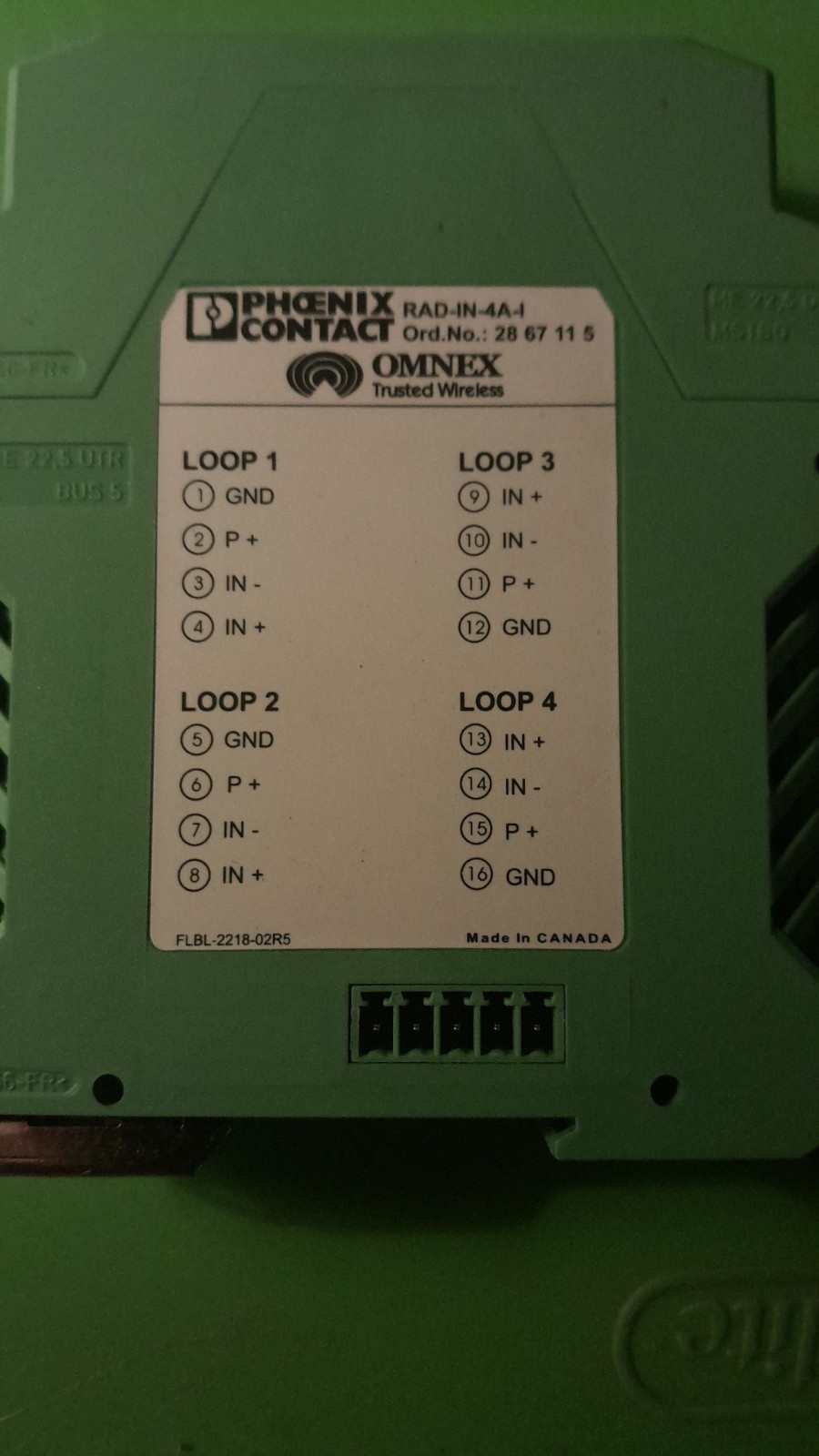 Phoenix Contact 4 channel input and output modules
