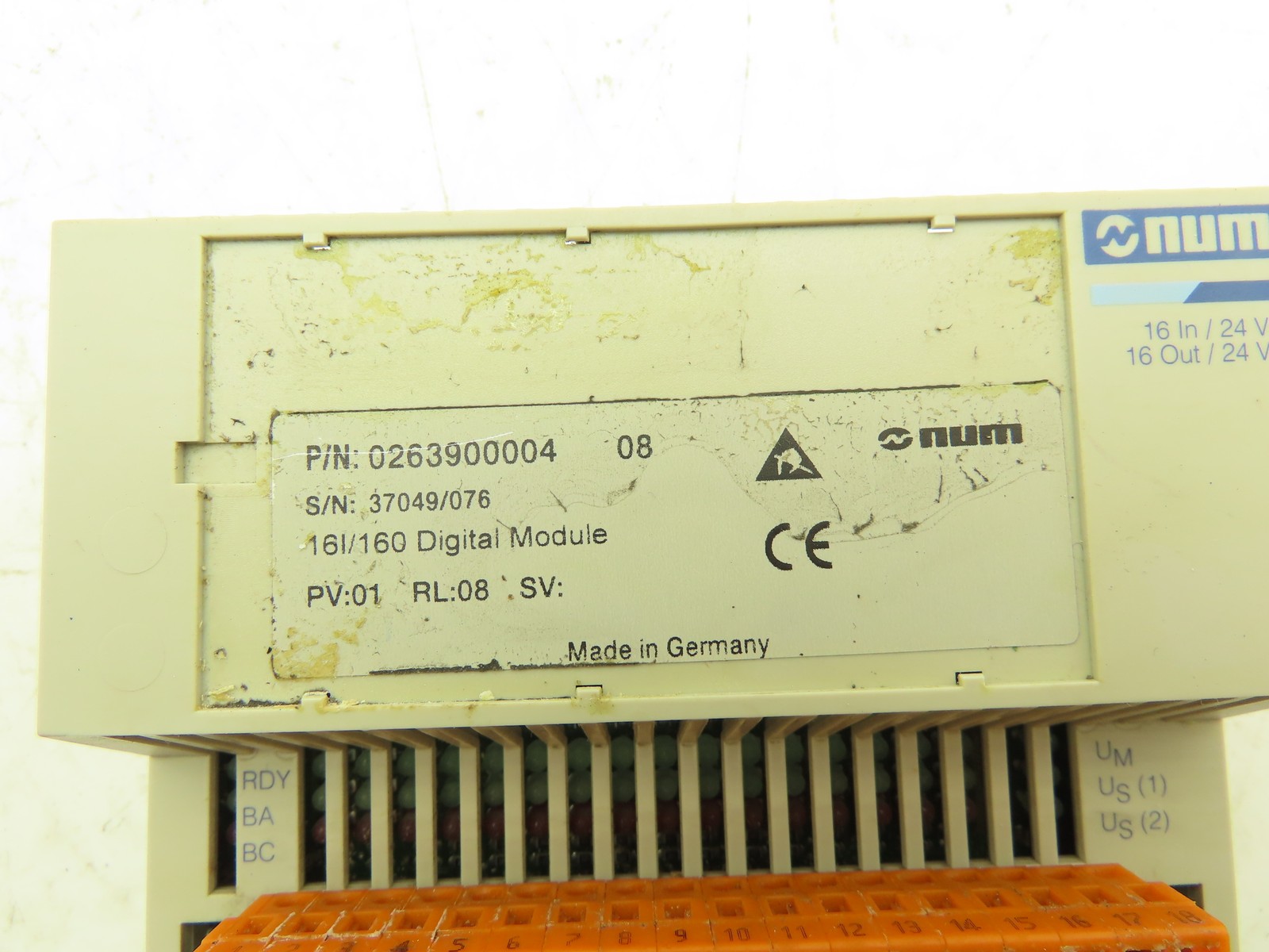 Num 16I/160 Digital 16 Input 16 Output Module 24VDC 0263900004