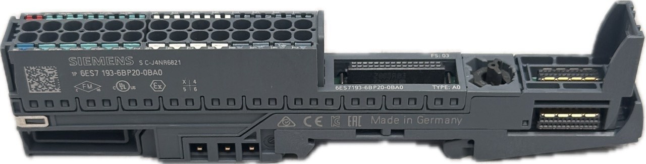 Siemens Simatic 6ES7193-6BP20-0BA0 ET200SP Base Unit E:03