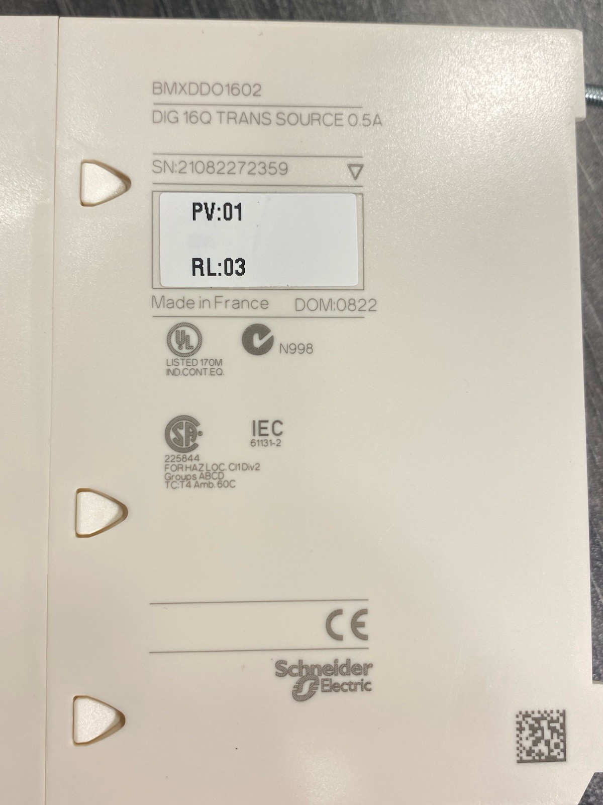 Schneider Electric Discrete Output Module BMXDDO1602 + BMXFTB2000 Terminal Block