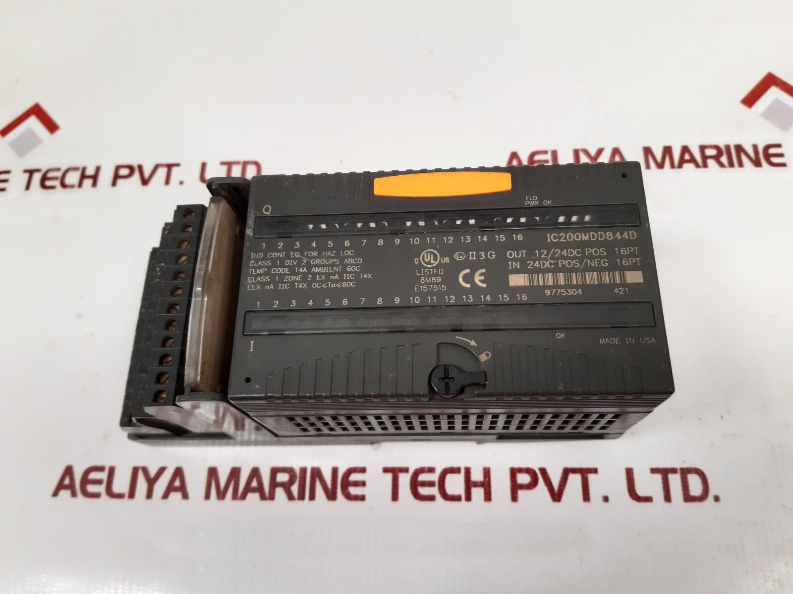 Ge Fanuc IC200MDD844D Input and Output Module Class 1