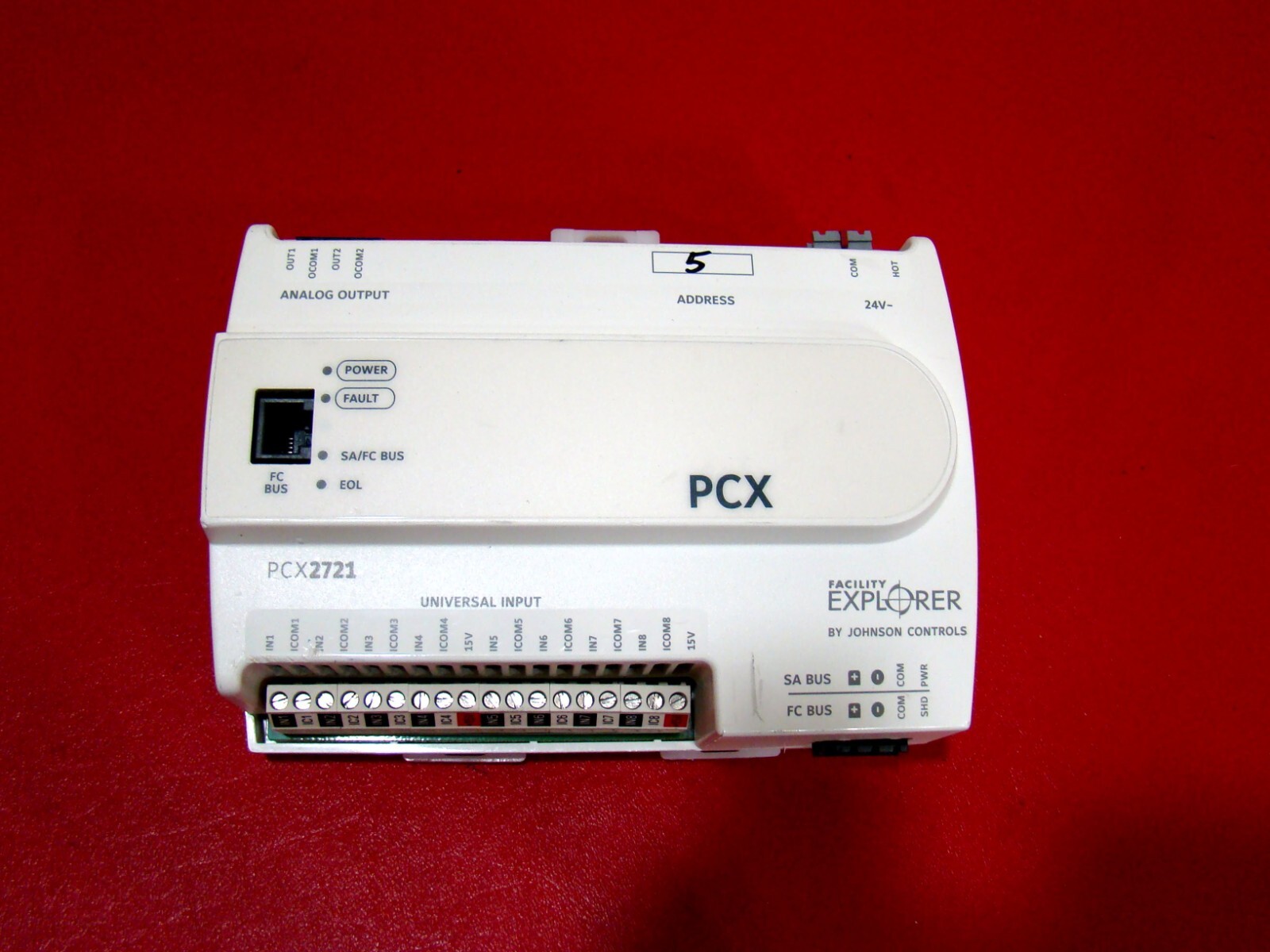 Johnson Controls FX-PCX2721-0 Expansion Input/Output Module FX PCX 8 UI fault