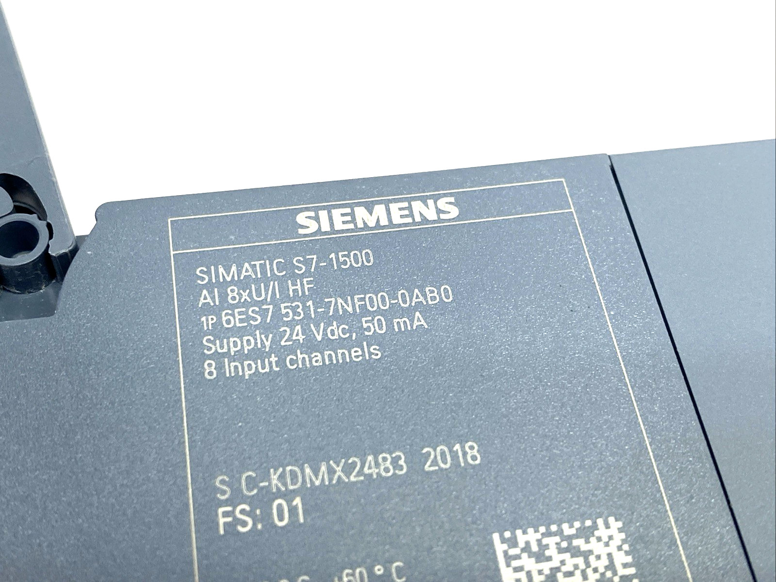 Siemens 6ES7531-7NF00-0AB0 SIMATIC S7-1500 Analog Input Module AI 8xU/I HF