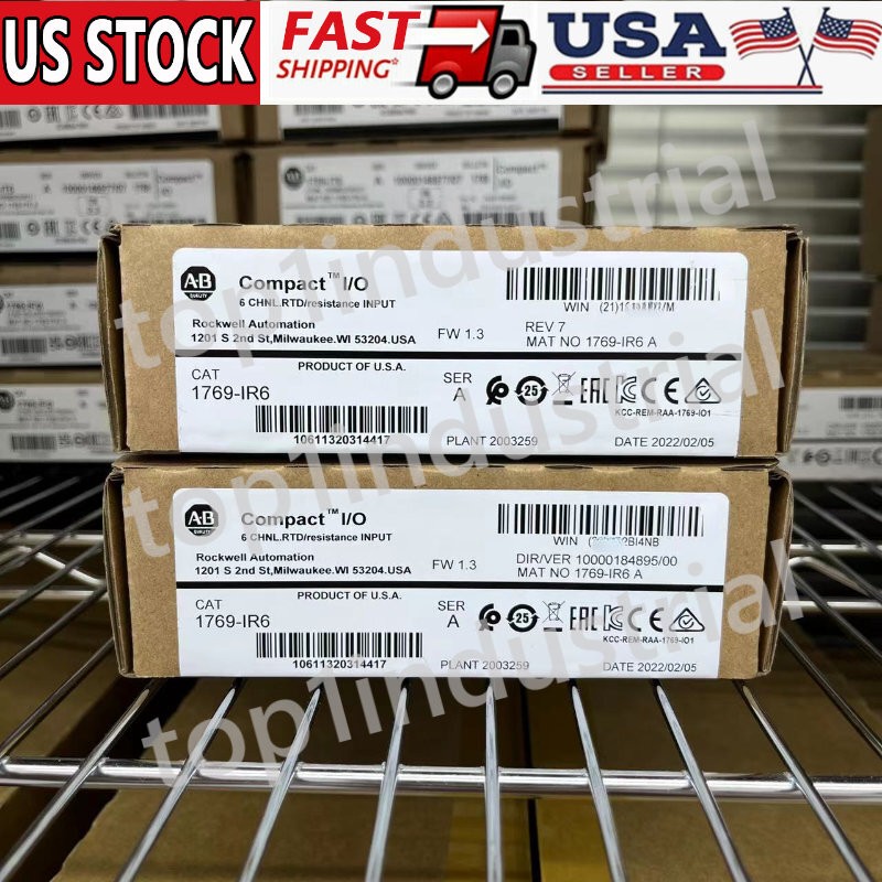 New Factory Sealed AB 1769-IR6 CompactLogix 6 Pt RTD Module 1769IR6 US Free Tax
