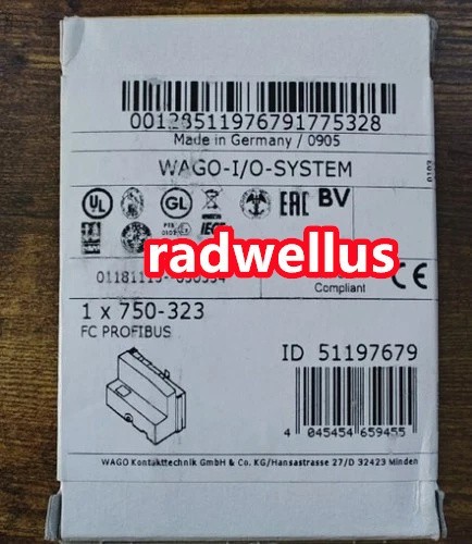 New Factory Sealed WAGO 750-323 Profibus DP System Module 750-323