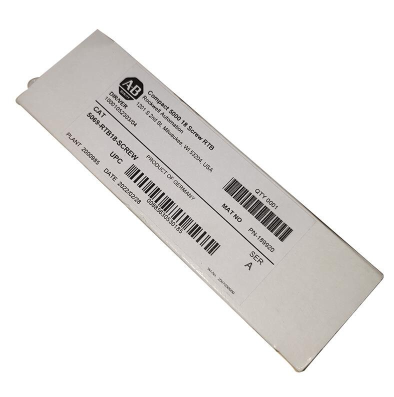 New Sealed Allen Bradley AB 5069-RTB18-SCREW /A Compact 5000 18-Screw