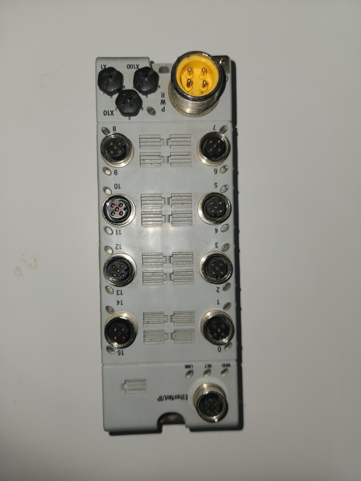 Allen Bradley 1732EIB16M12 Ser A ArmorBlock 16 PT EtherNet/IP Module F/W 1.006