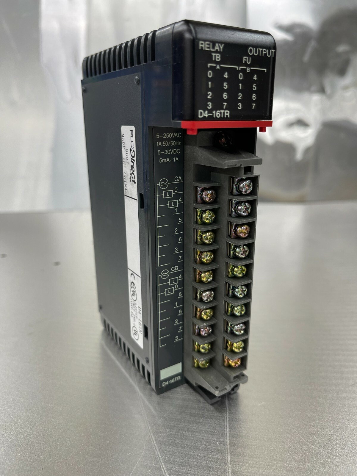 DirectLOGIC DL405, D4-16TR, Relay Output Module, 16-point, Automation Direct.