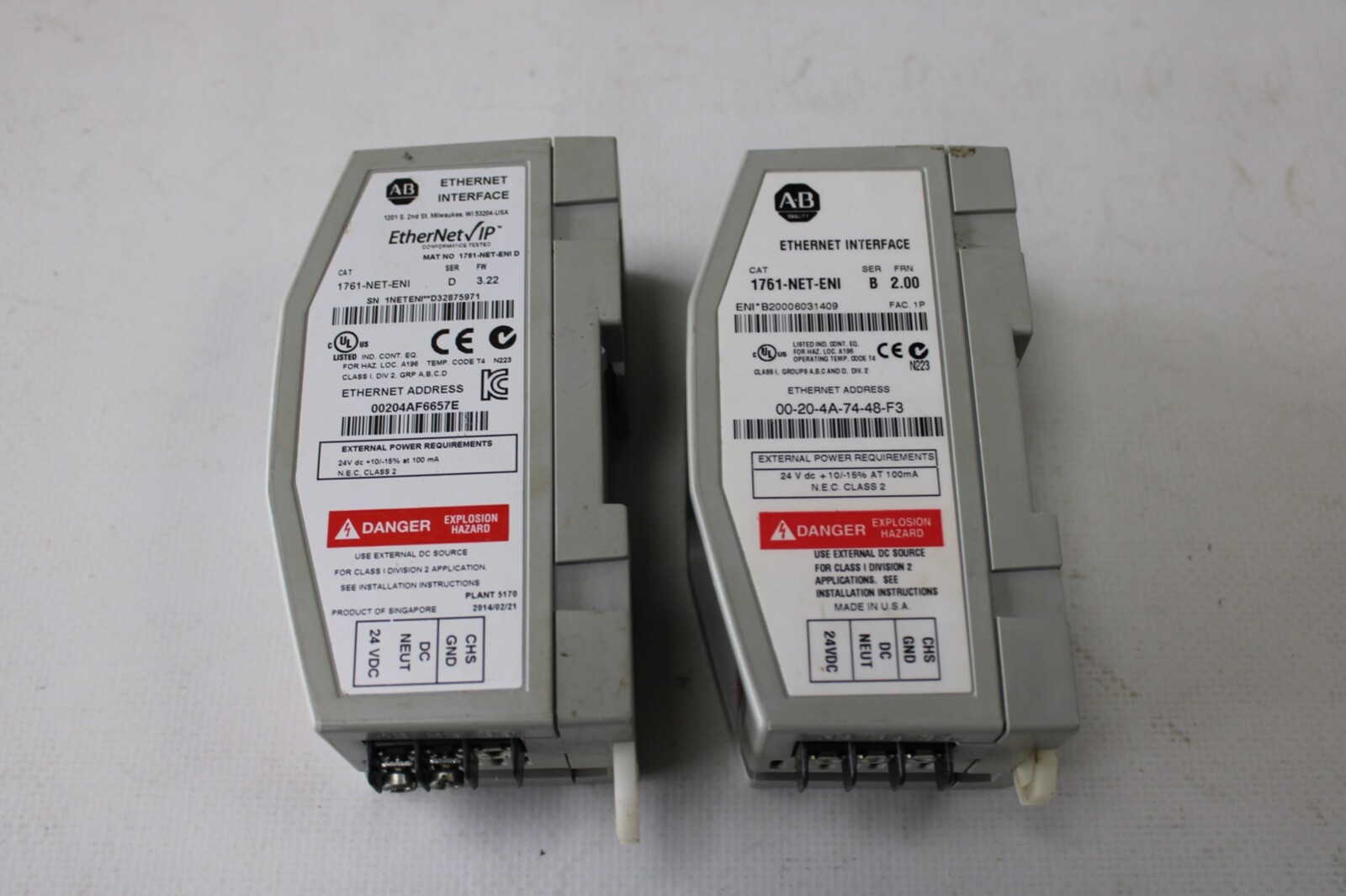 Allen Bradley 1761-NET-ENI Ethernet IP