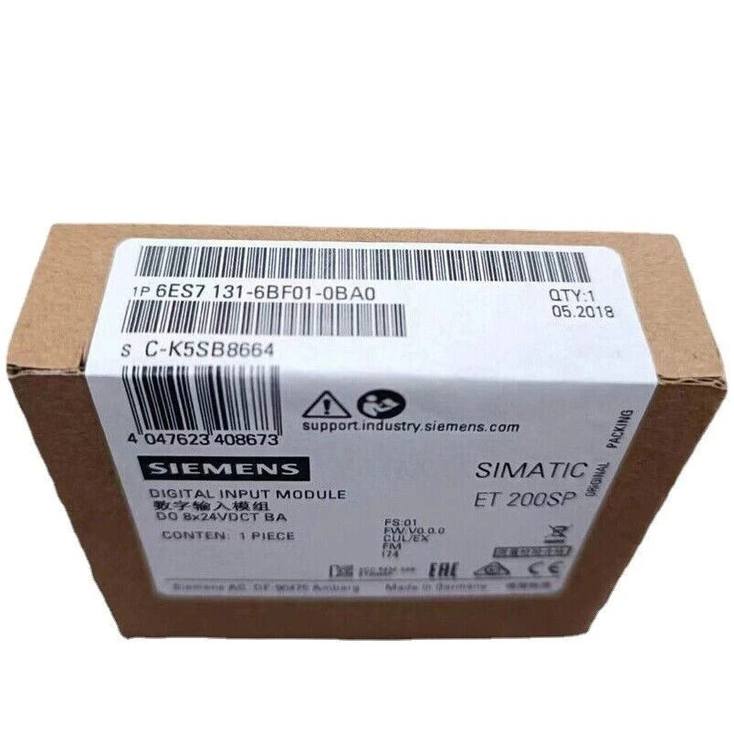 6ES7 131-6BF01-0BA0 NEW SIEMENS 6ES7131-6BF01-0BA0 ET 200SP Digital Input Module