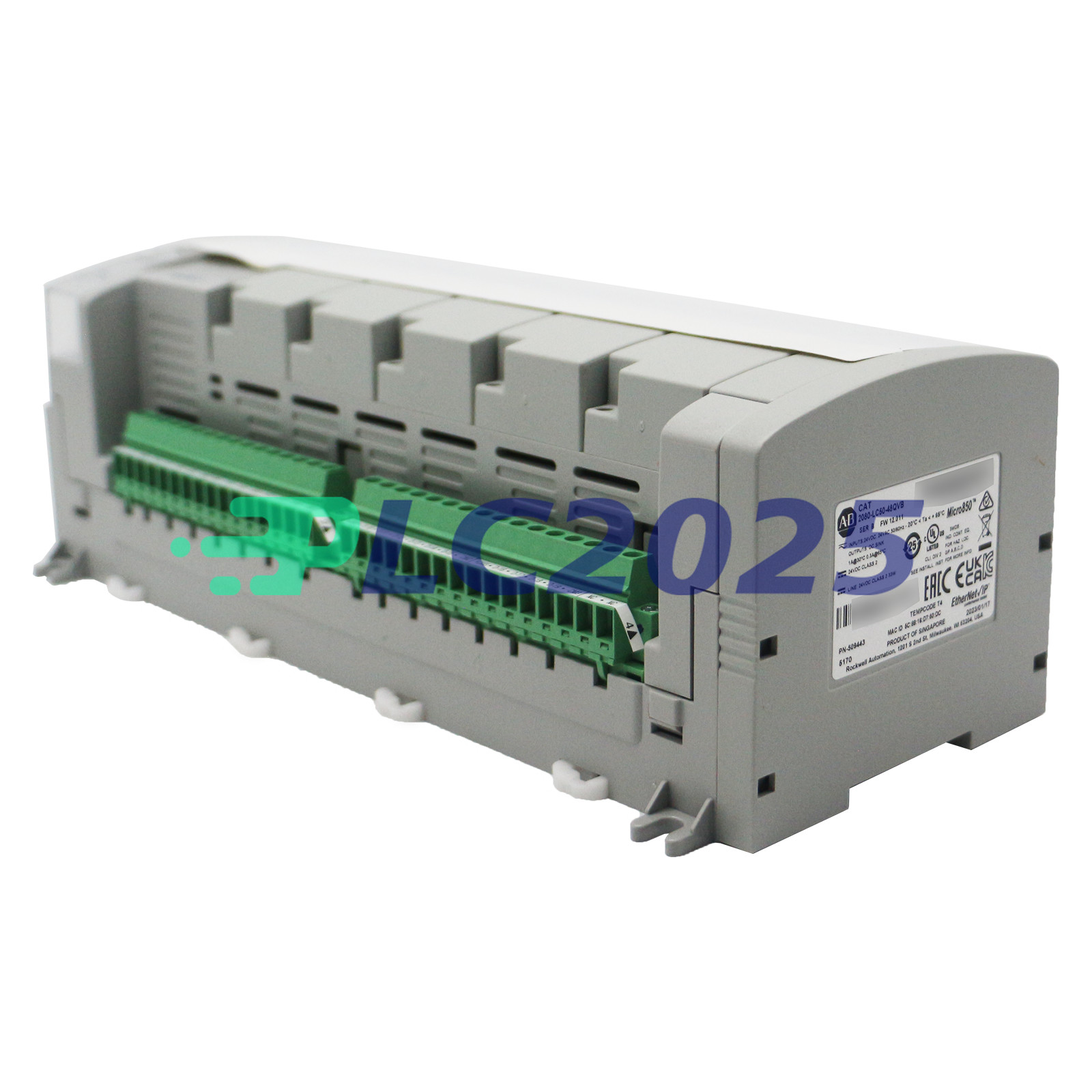 New Allen Bradley 2080-LC50-48QVB Micro850 I/O EtherNet/IP Controller