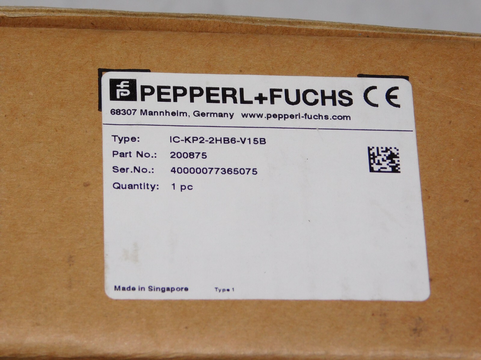New Pepperl Fuchs IC-KP2-2HB6-V15B Control Interface Profibus DP Module 200875