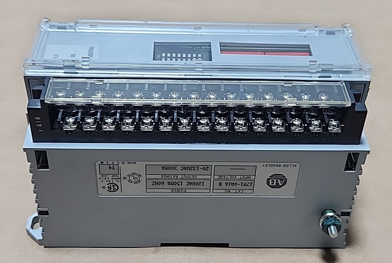 Allen-Bradley 1791-0A16 /B Output Module 120Vac 150mA 60Hz 20-132Vac + Warranty!