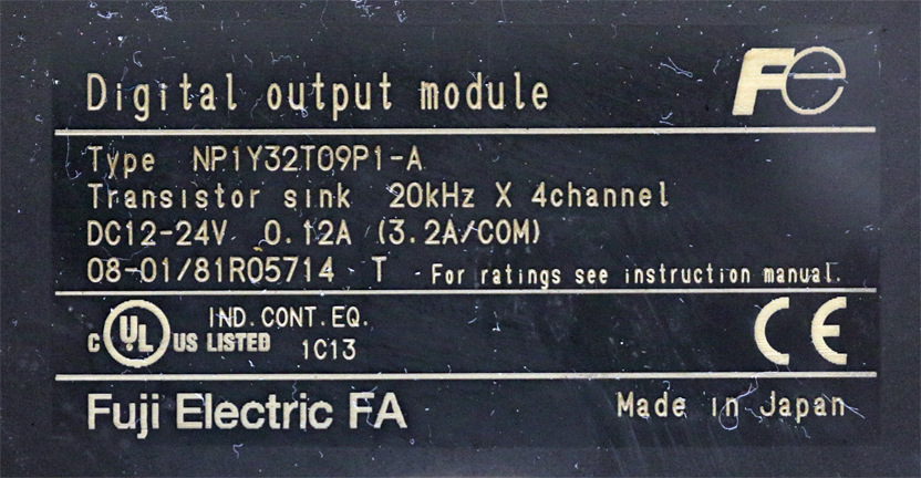 Fuji Electric NP1Y32T09P1-A Micrex-SX Digital Output Module