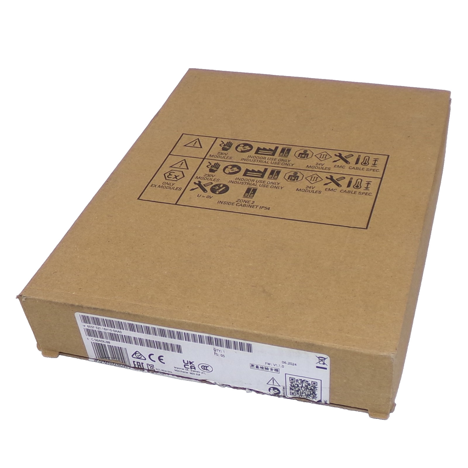 Siemens SIMATIC S7-1500 16x24VDC Digital Input Module 6ES7521-1BH10-0AA0