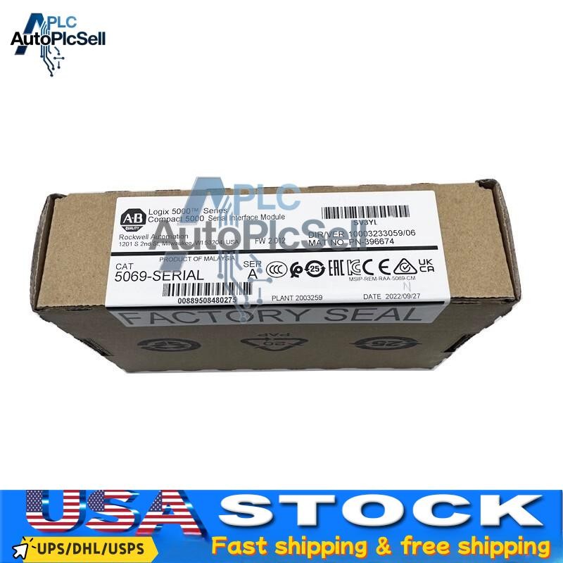 AB 5069-SERIAL SER A Compact Logix 5000 Interface Module US Free Tax