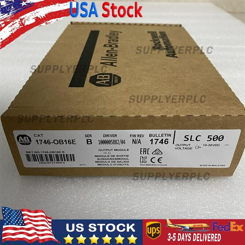 New Factory Sealed AB 1746-OB16E SER B SLC 500 PLC Output Module 1746-OB16E