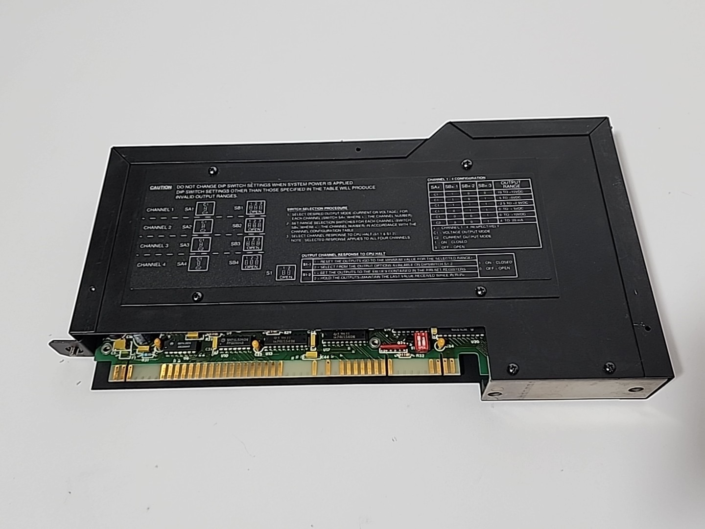 Square D Sy/Max Class 8030 Type ROM 122 Isolated Analog Output, USED, G4