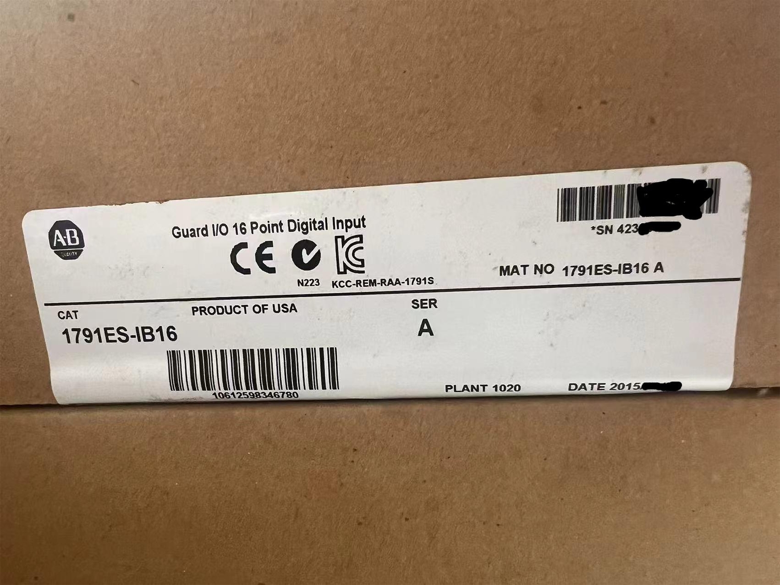 1791ES-IB16 /A Guard I/O CompactBlock EtherNet/IP Safety Input Module 16-Pt