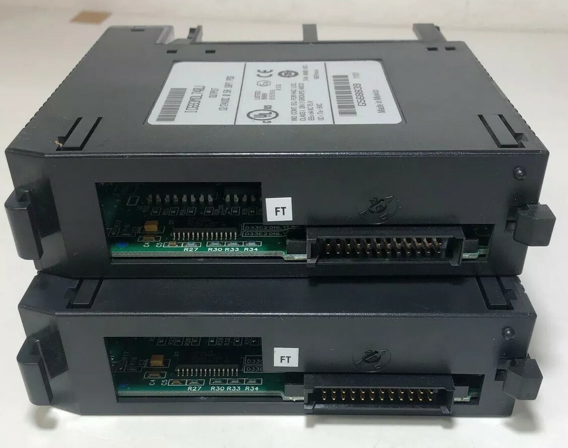 Lot of 2 GE Fanuc IC693MDL740J Output Module 12/24VDC 0.5A 16PT POS Warranty