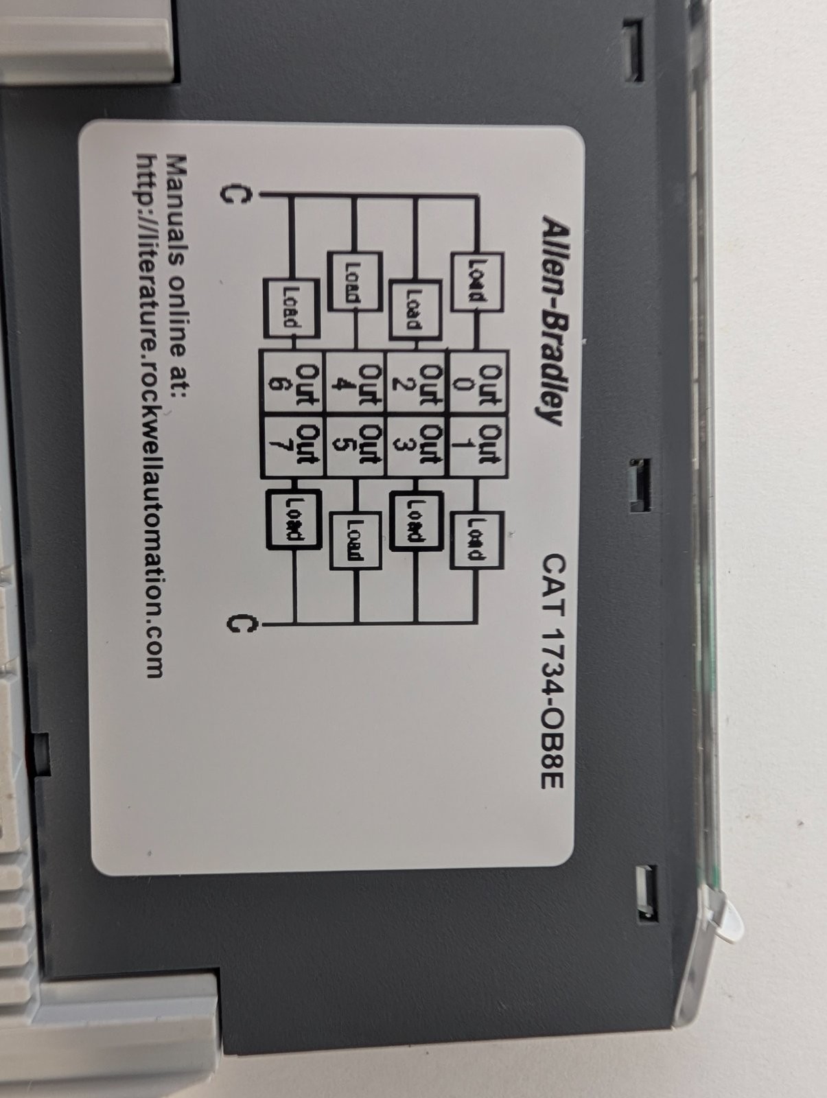 Allen-Bradley 1734-OB8E POINT I/O 24VDC 8-Point Output Module incl. 1734-TOP3