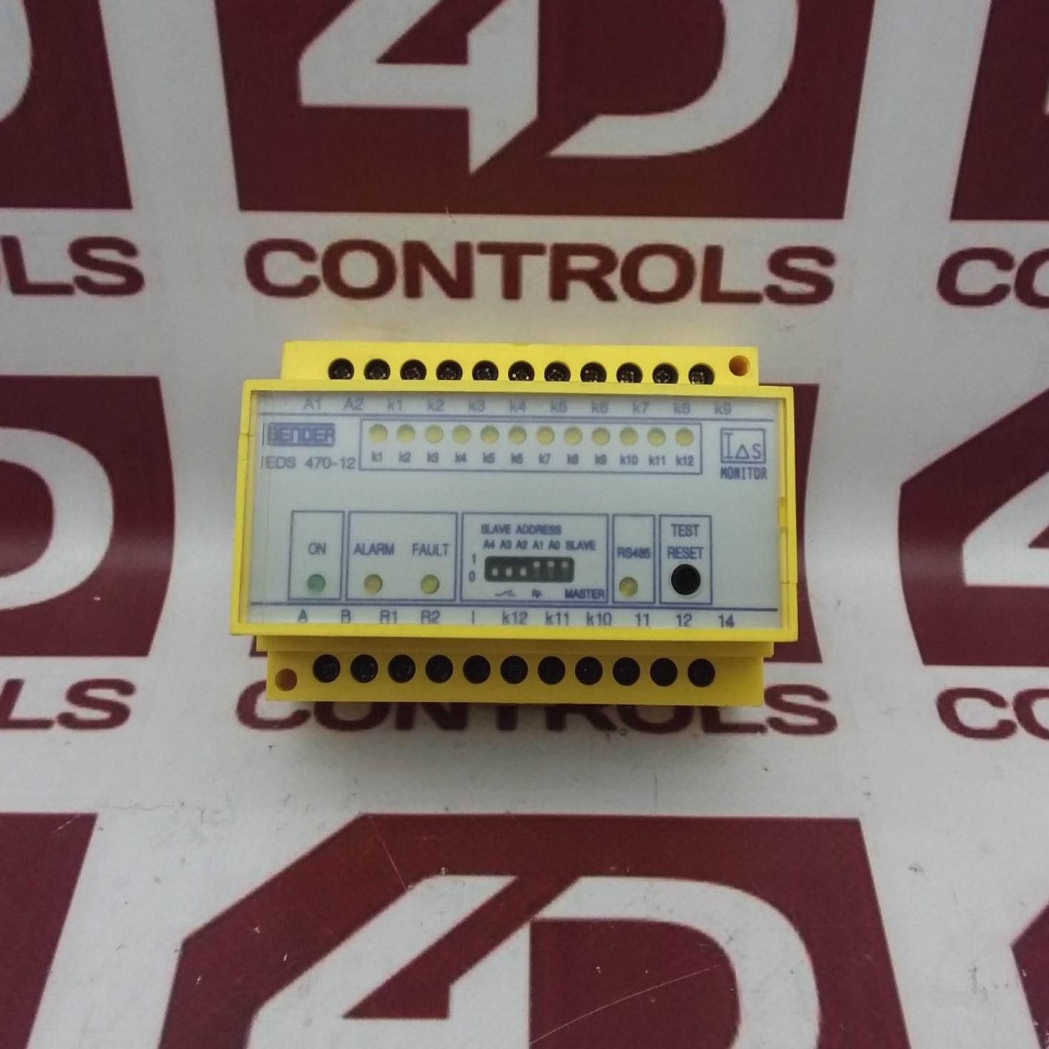 EDS470-1221 | Bender | Insulation Fault Evaluator, Input 10.5-80VDC, Used