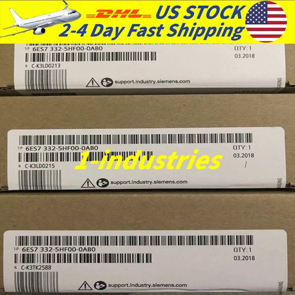 Brand New Siemens 6ES7 332-5HF00-0AB0 S7-300 8CH AO Module 4-20mA Free Shipping