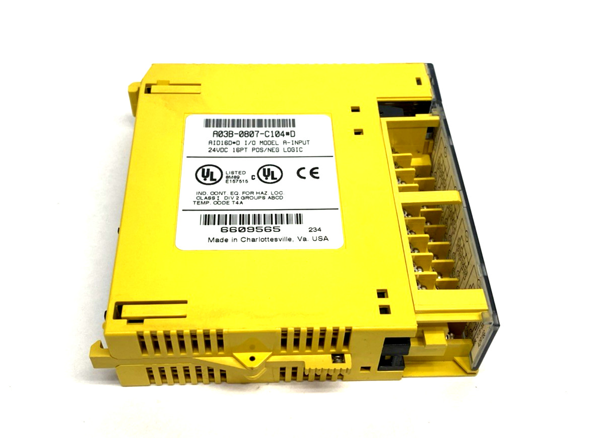 Fanuc A03B-0807-C104#D 16Pt I/O Model A-Input Module AID16D#D