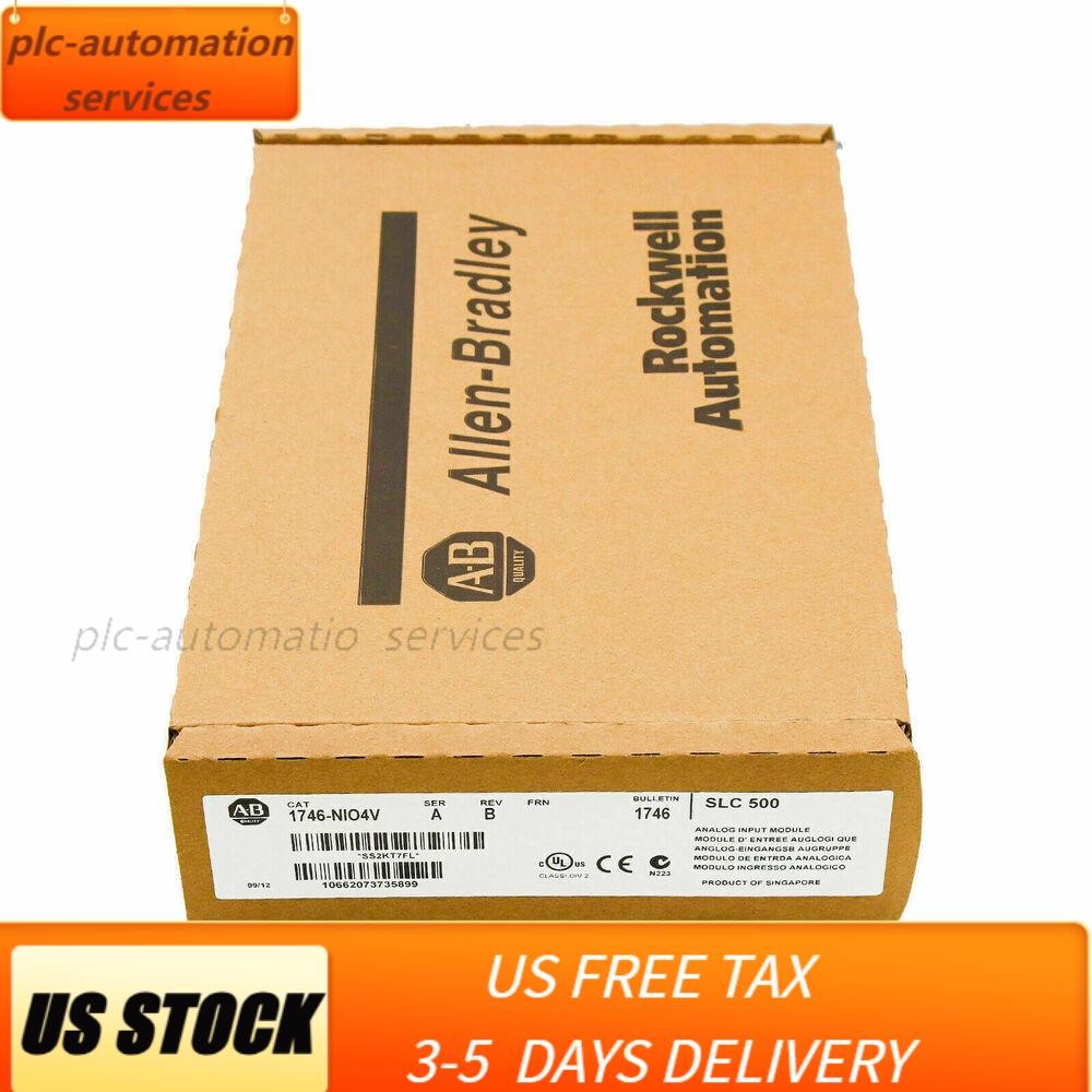 New Sealed AB 1746-NIO4V SLC 500 Analog Output Module 1746NIO4V US Free Tax