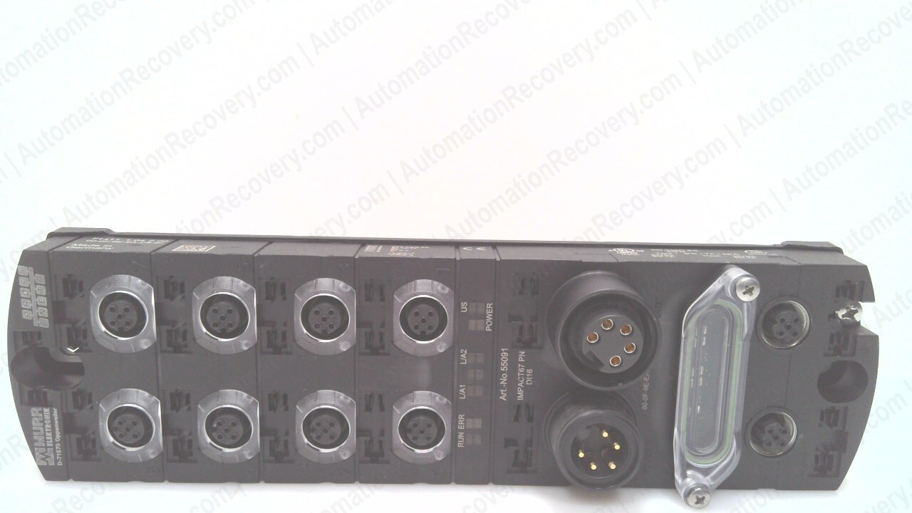 MURR ELEKTRONIK 55091, INPUT / OUTPUT MODULE, 00-0F-9E-E8-E5-B4, NEW #337245