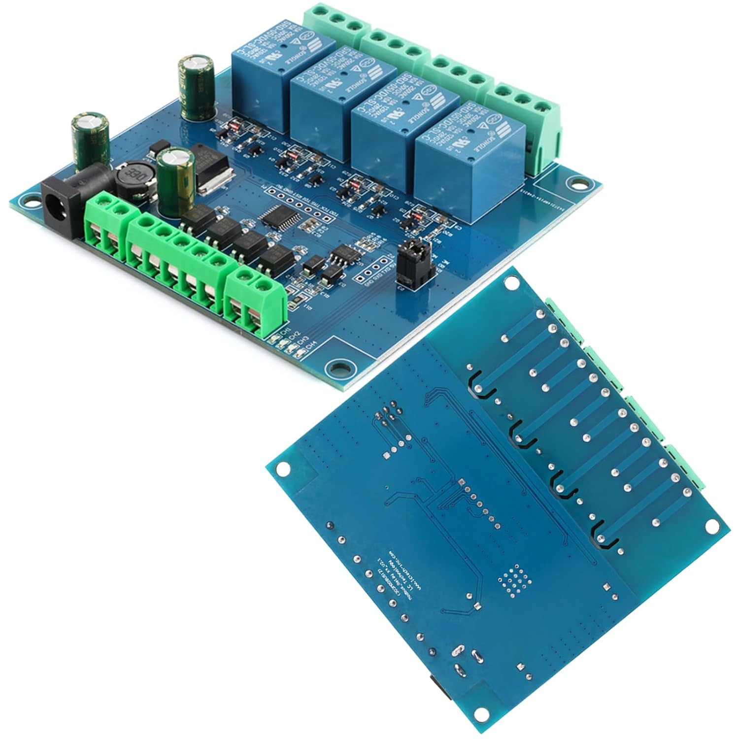 Modbus RTU 4 Channel Relay Module with RS485/TTL UART, 1 Input 1 Output, 7-24…