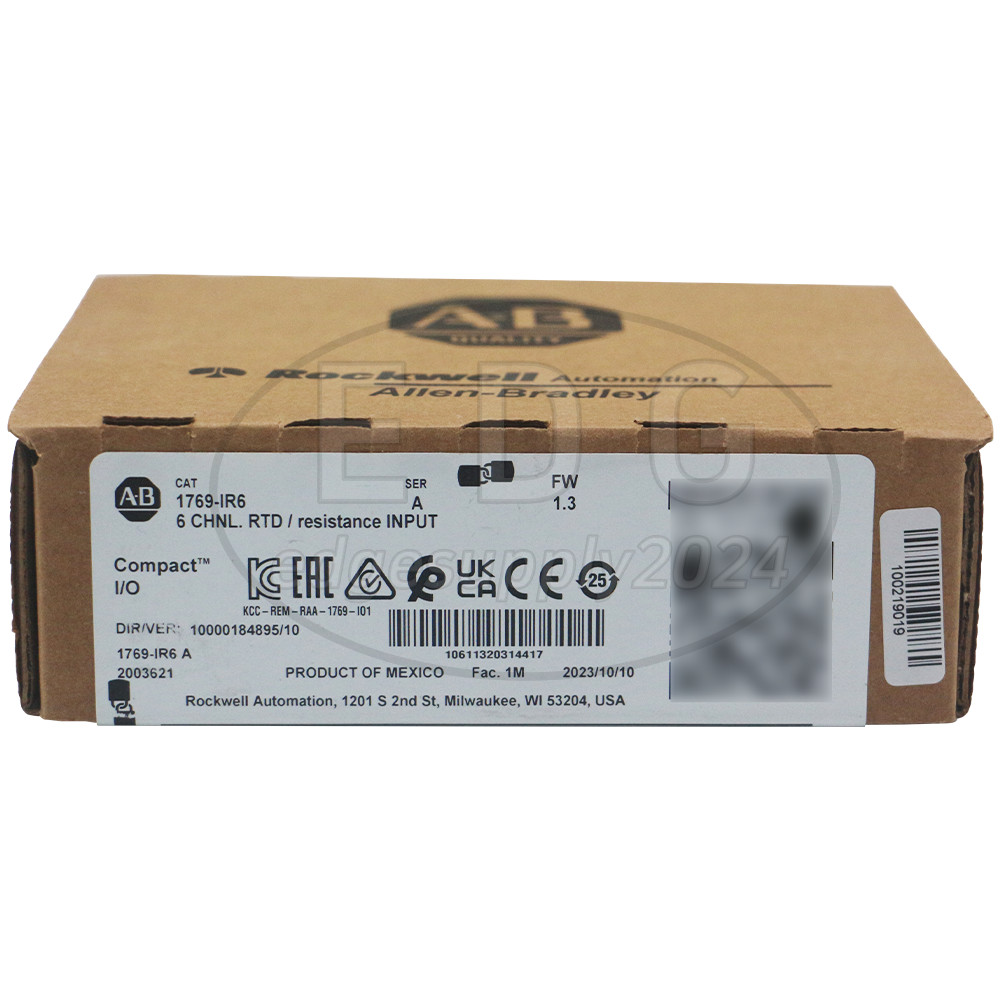 New Allen-Bradley 1769-IR6 CompactLogix 6 Channel RTD/Resistance Input Module
