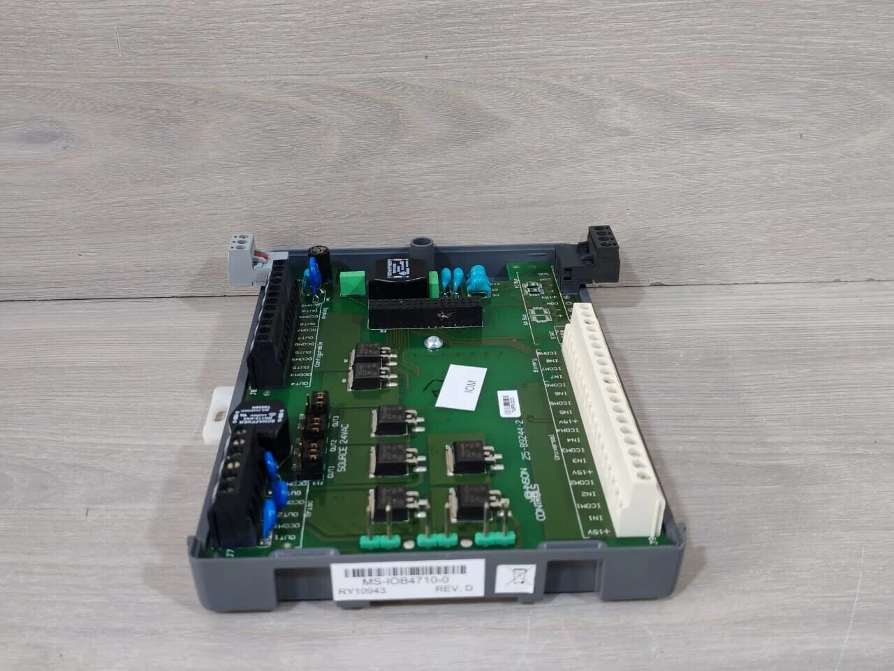 JOHNSON CONTROLS MS-IOM4710-0 REV.H VER 4.1 / MS-IOB4710-0 REV.D I/O MODULE