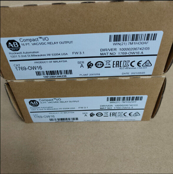 BRAND NEW ALLEN BRADLEY 1769-OW16 CompactLogix Relay Output Module 1769OW16