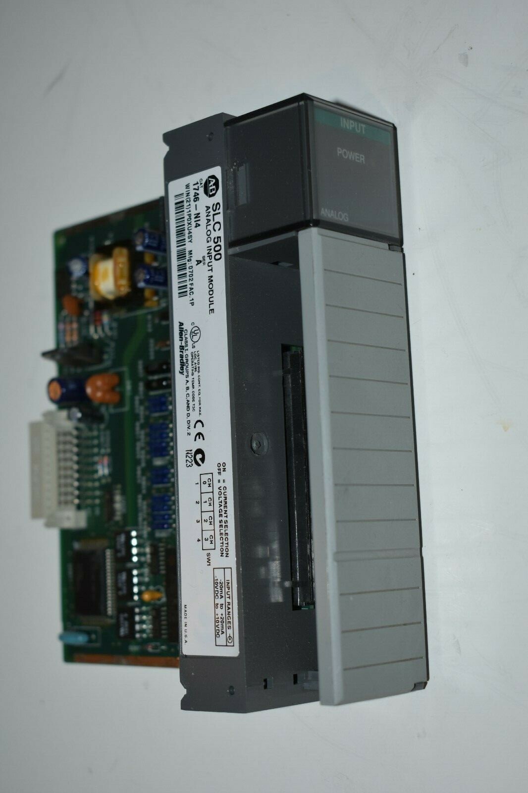 1746-NI4 ALLEN BRADLEY ANALOG INPUT MODULE