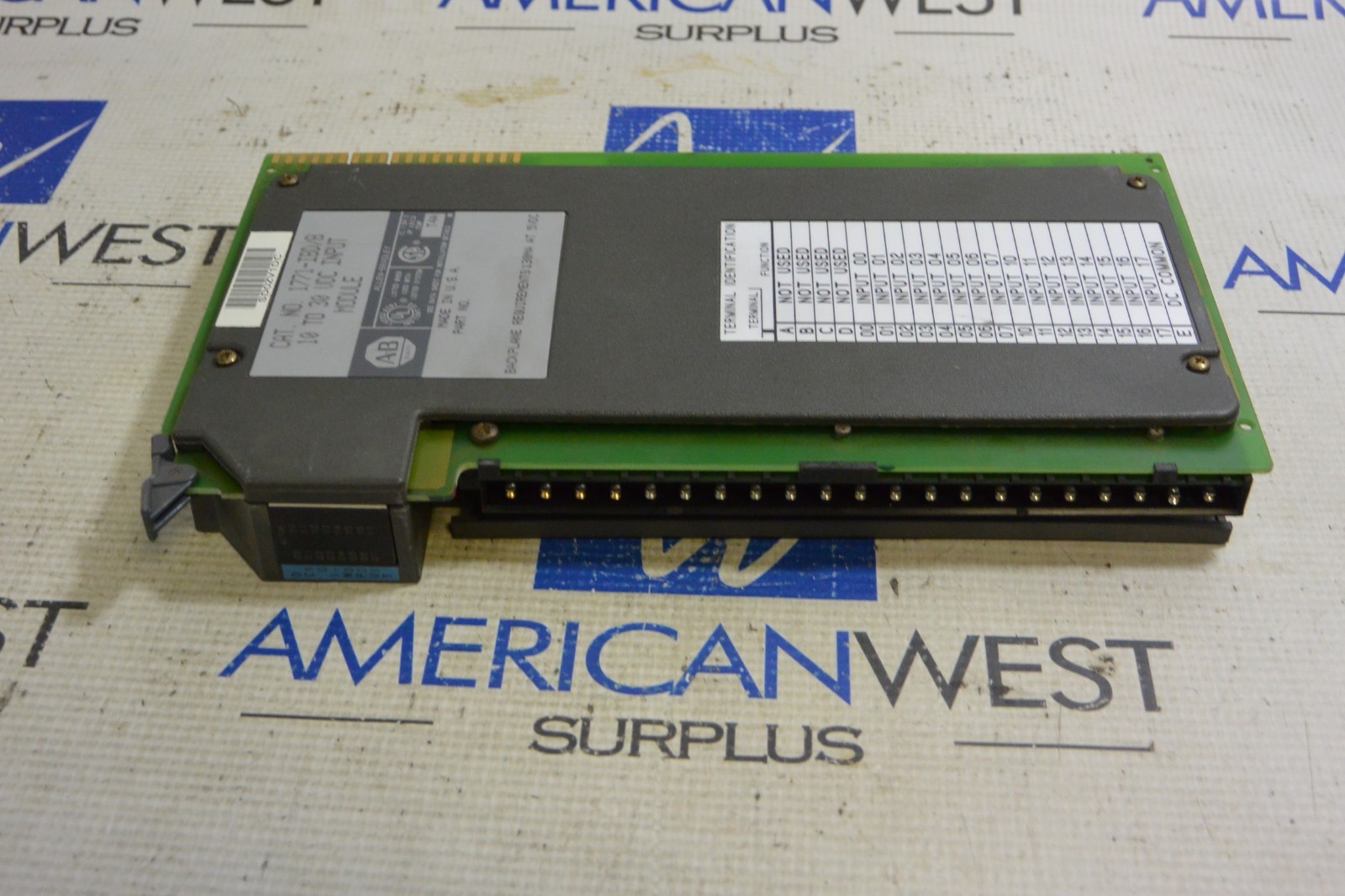 ALLEN BRADLEY 1771-IBD/B 10 TO 30 VDC INPUT MODULE