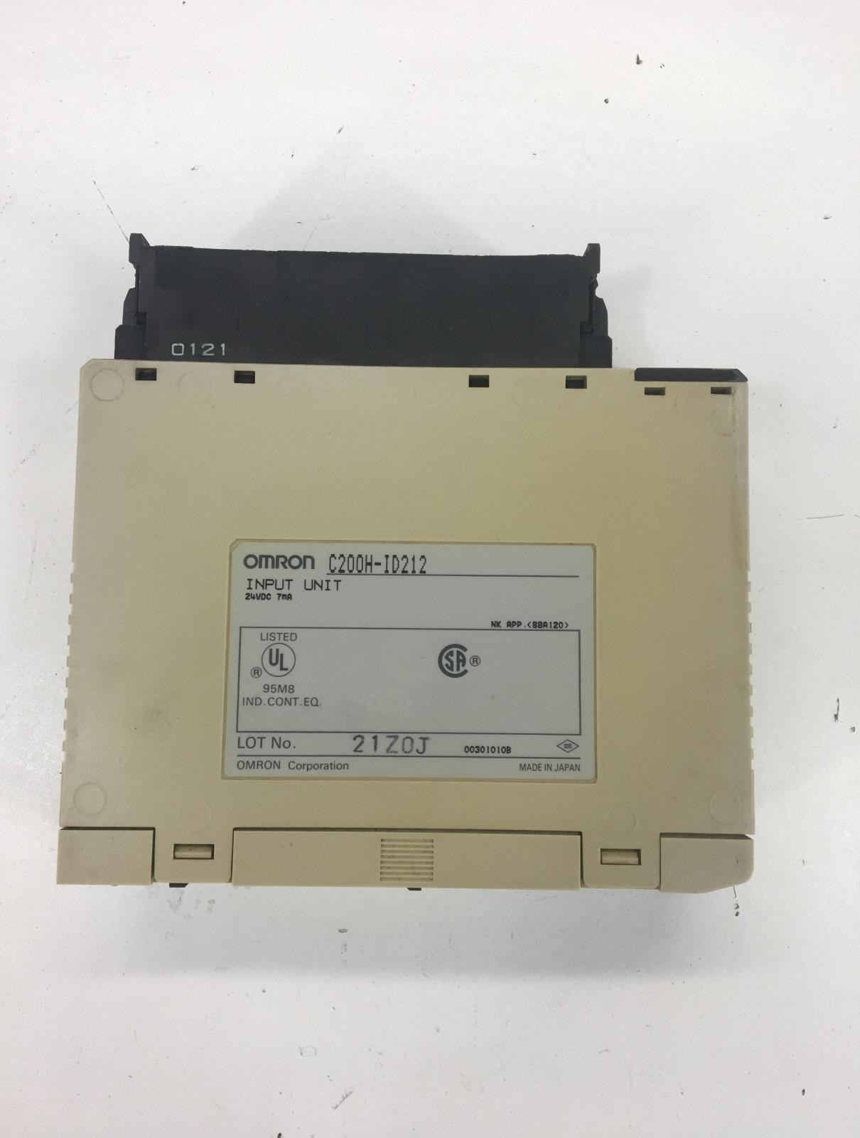 Omron C200H-ID212 Input Unit 24VDC 7mA