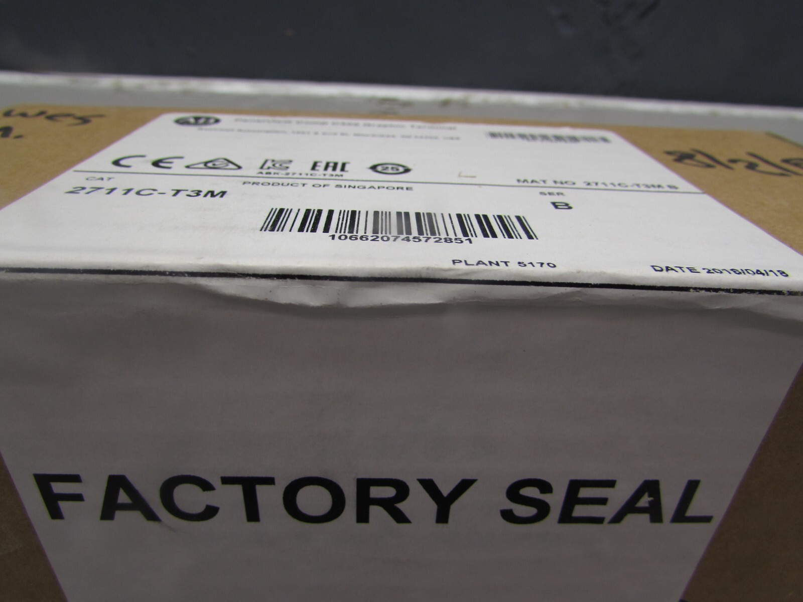 ALLEN BRADLEY 2711C-T3M , PanelView C300 , NEW! FACTORY SEALED!