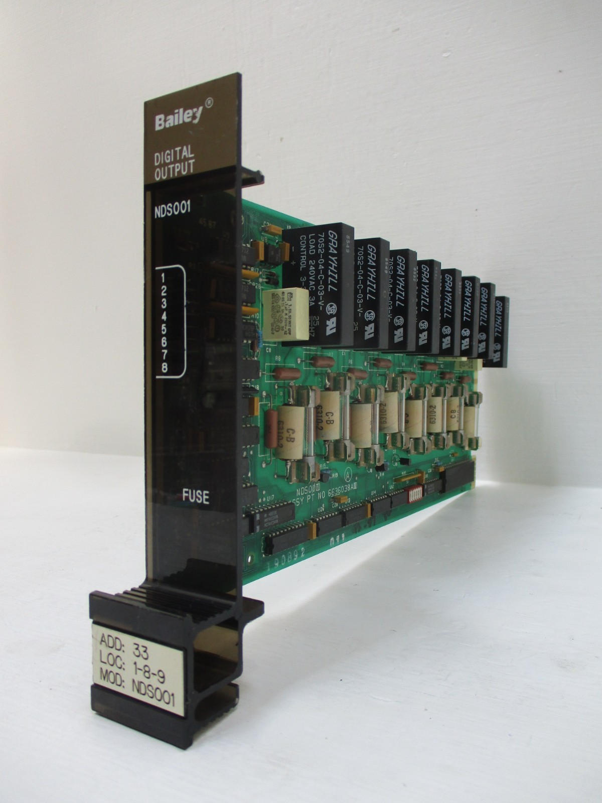 Bailey NDS001 Network 90 Digital Slave Output Module 6636038A ABB infi90
