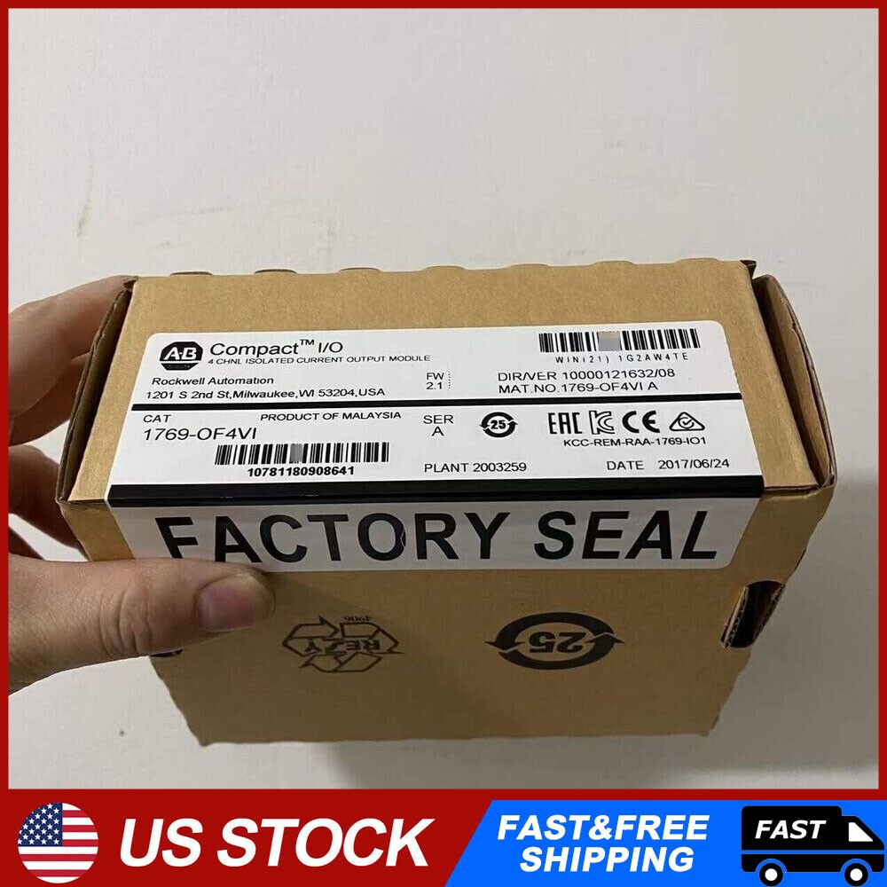 1769-OF4VI AB CompactLogix 4 Pt A/O VoltageModule 1769OF4VI FREE SHIP NEW IN BOX