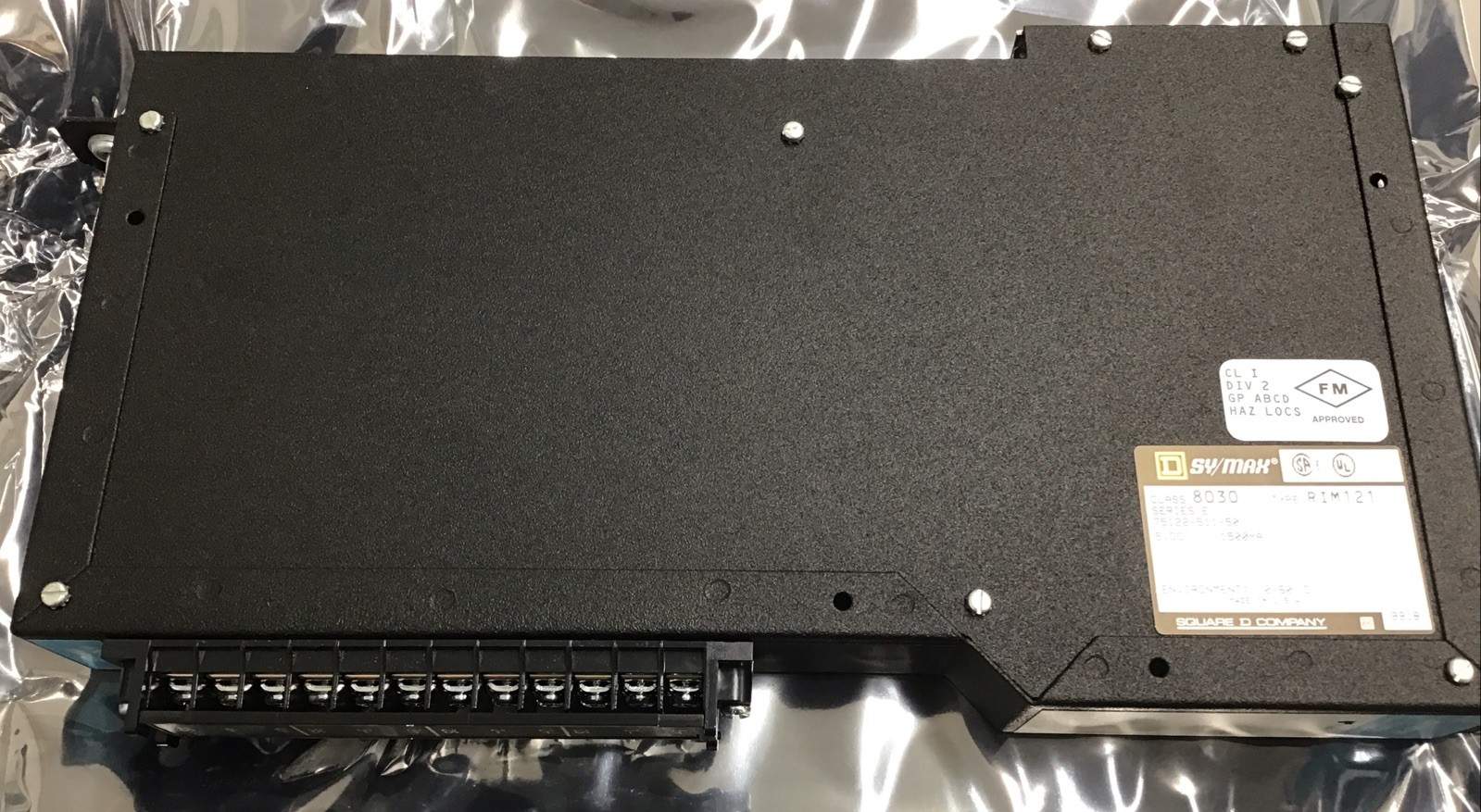 Square D SY/MAX Class 8030 4 Point Input Analog Module RIM-121 (r81)