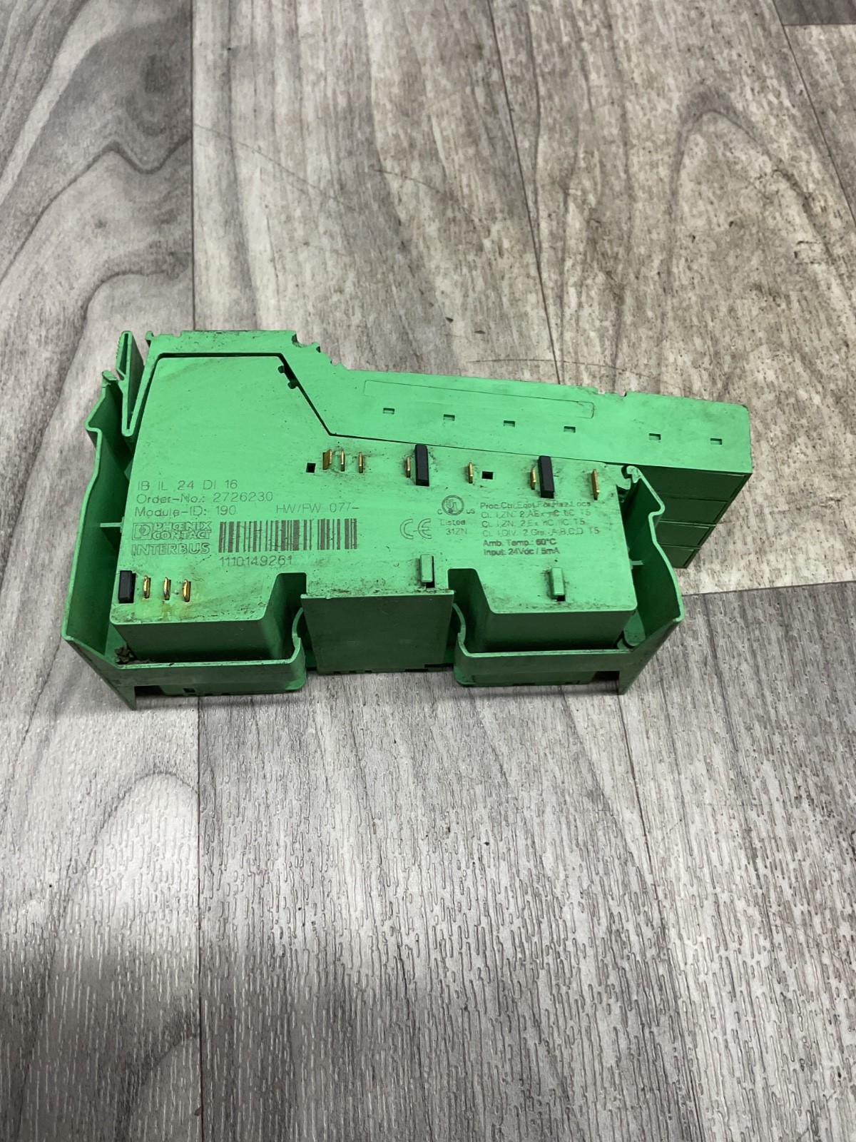 PHOENIX CONTACT, IB IL 24 DI 16, Analog module 2726230 #4005B19