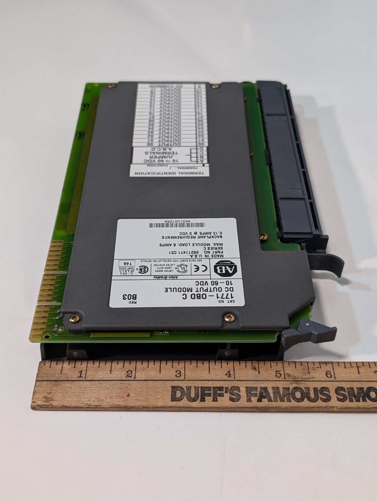 Allen-Bradley 1771-0BD DC Output Module Series C, 96211481, 96211471, 10-60VDC