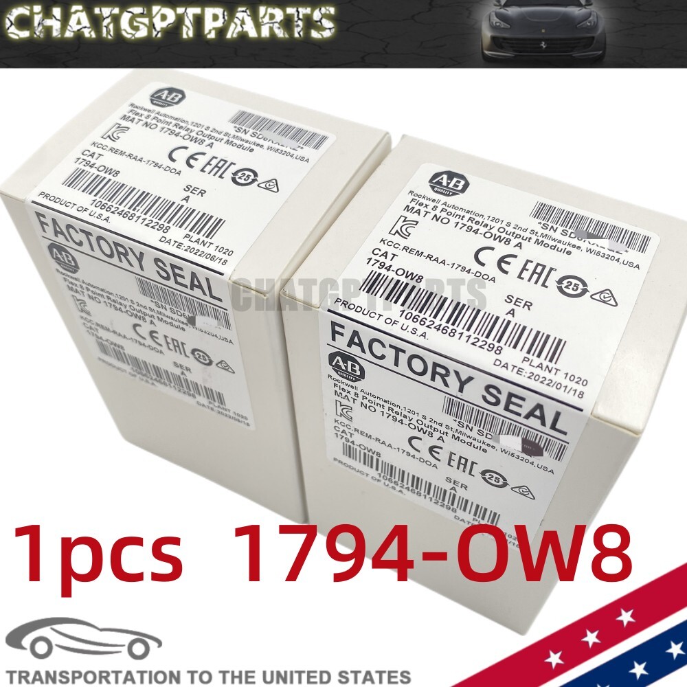 1794-OW8 AB 1794OW8 Ser A Flex 8 Point Relay Output Module 2022 New Sealed TX