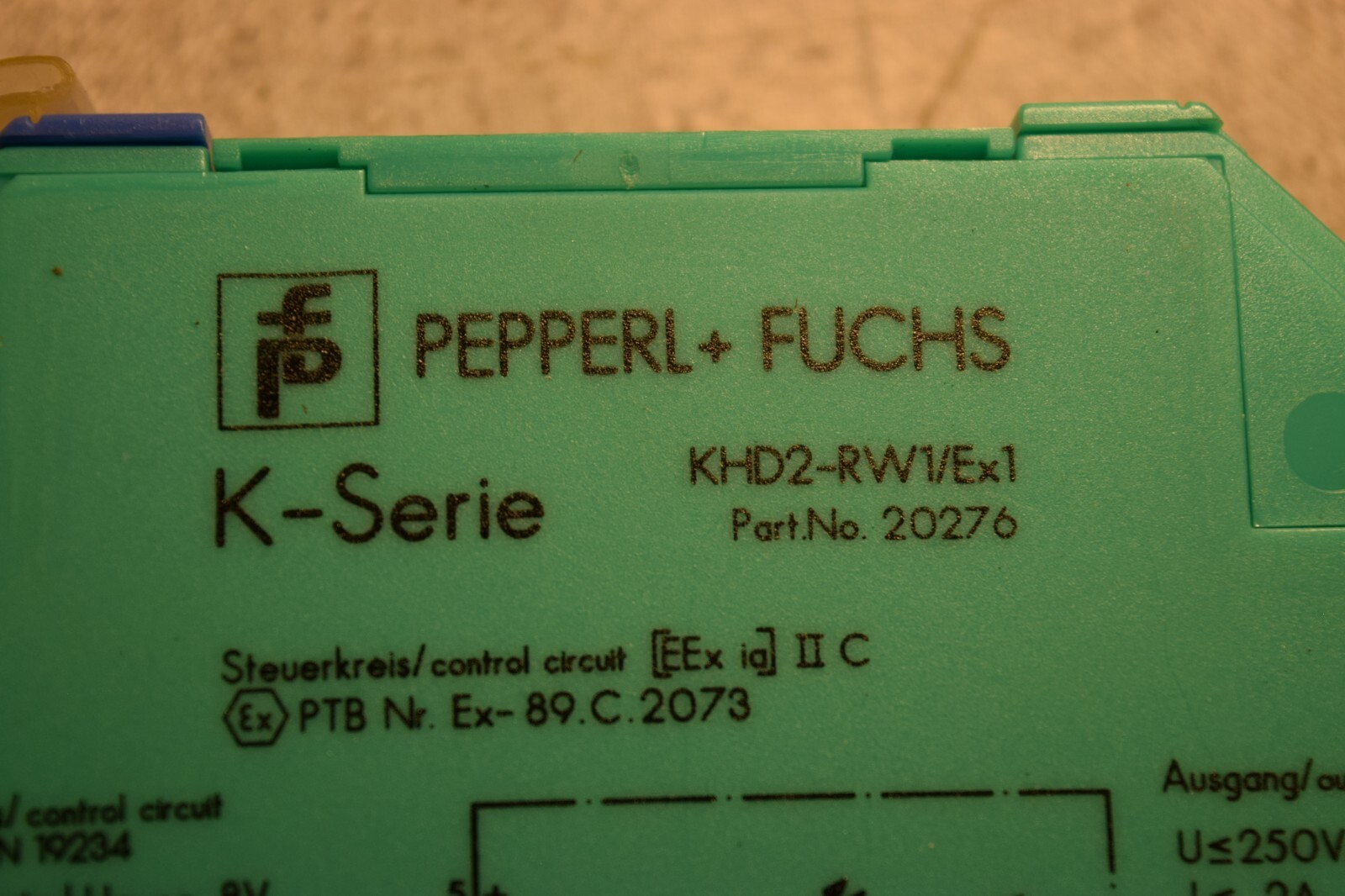 Pepperl Fuchs 20276 KHD2-RW1/Ex1 Isolation Module