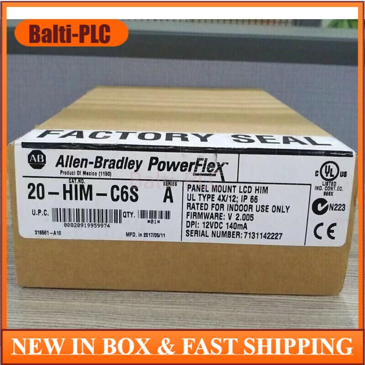 FACTORY SEALED Allen-Bradley 20-HIM-C6S Ser A Panel Mount LCD HIM AB 20 HIM C6S