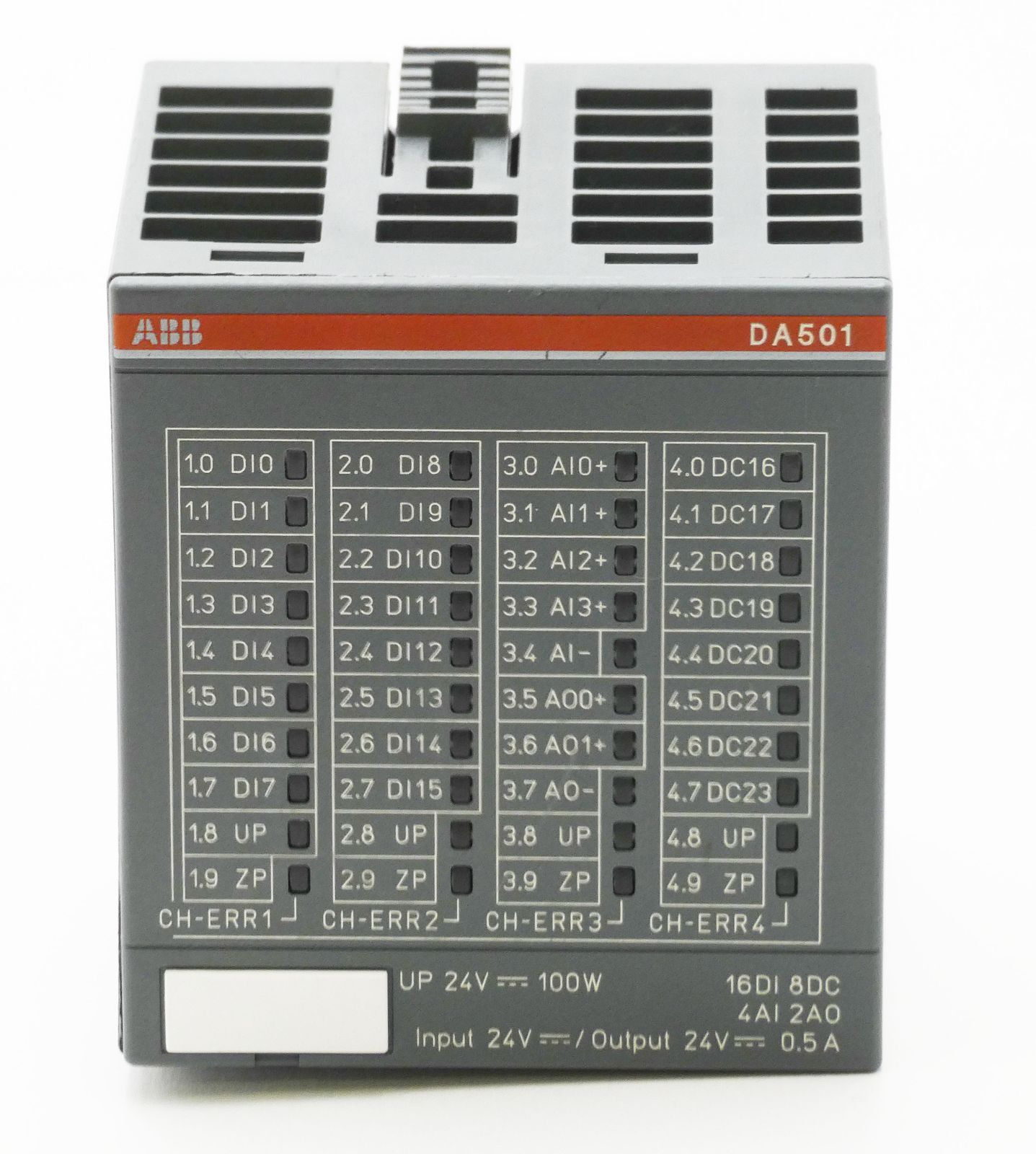 ABB DA501 1SAP250700R0001 E:F0 Digital / Analog I/O Module -Unused-