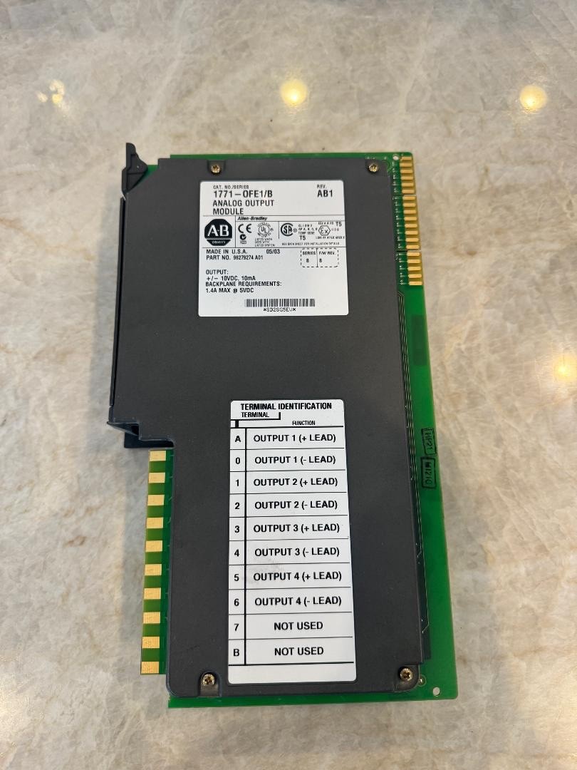 1771-OFE1 /B Allen Bradley PLC 5 Analog Out Module Voltage 1771-0FE GUARANTEED