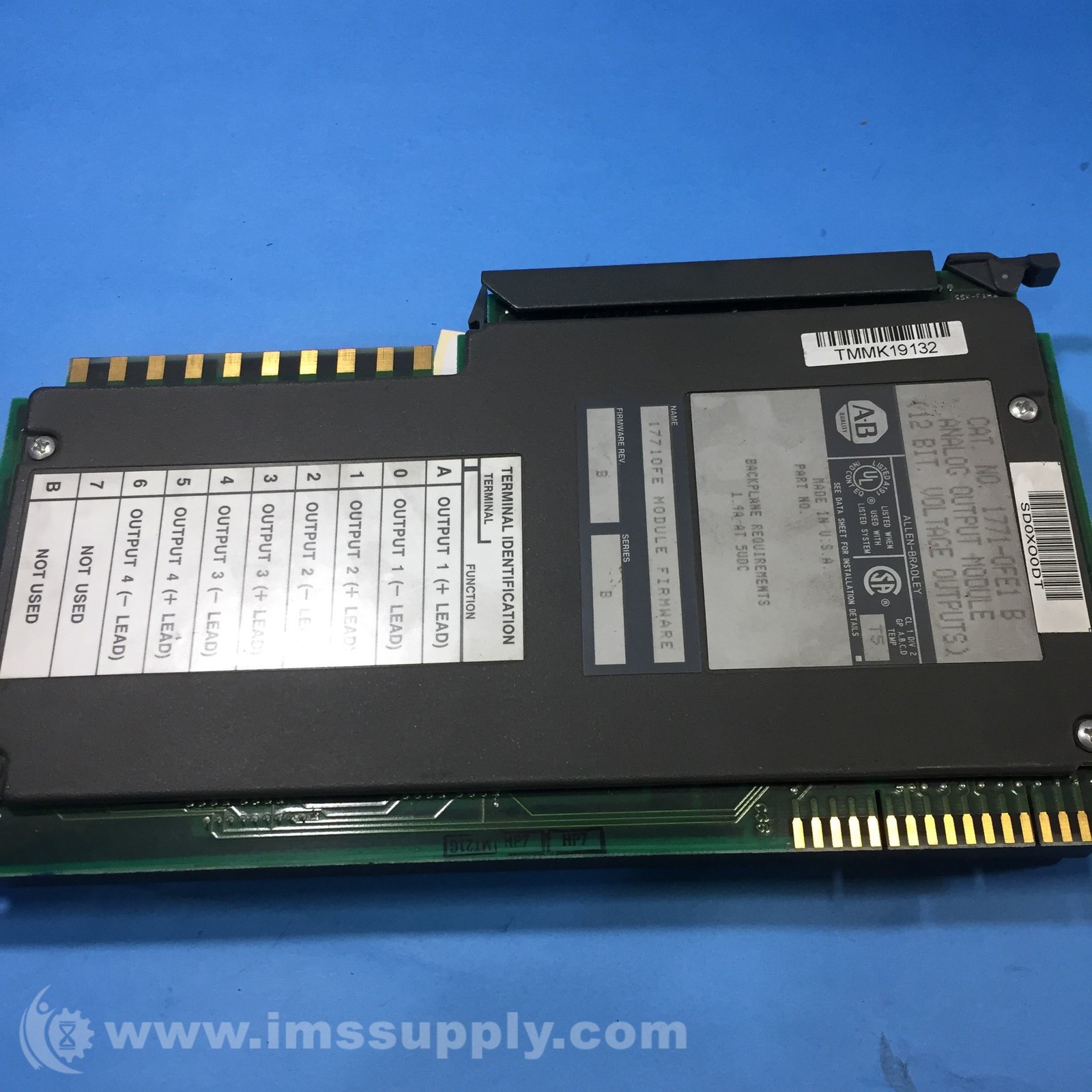 Allen Bradley 1771-0FE1 Analog Output Module USIP